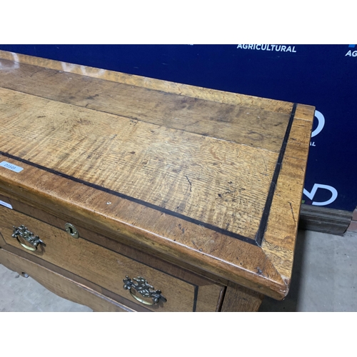 120 - VICTORIAN 2 DRAWER DRESSER