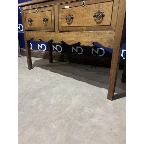 120 - VICTORIAN 2 DRAWER DRESSER