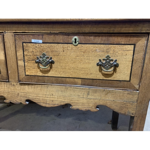 120 - VICTORIAN 2 DRAWER DRESSER