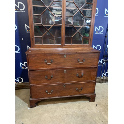 137 - VICTORIAN MAHOGANY SECRETAIRE