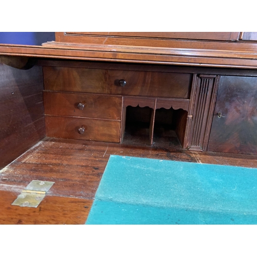 137 - VICTORIAN MAHOGANY SECRETAIRE