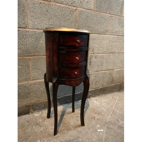 145 - CAKE STAND & CUPBOARD