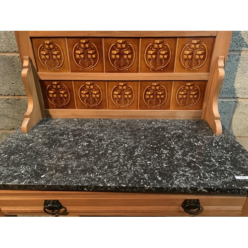 146 - MARBLE TOP WASHSTAND