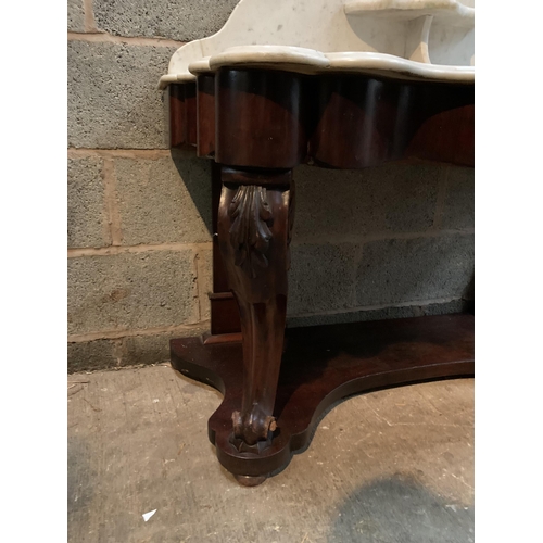 148 - MARBLE TOP WASHSTAND