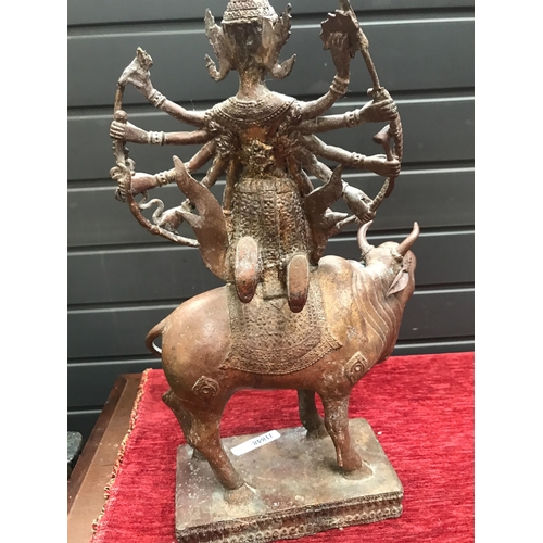 189 - BRONZE ORIENTAL FIGURE