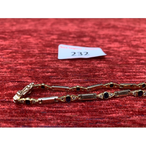 232 - 18CT GOLD BRACELET