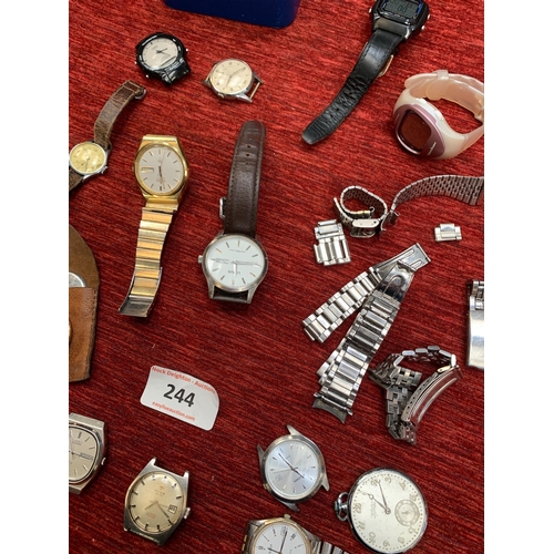 244 - QTY OF WATCHES