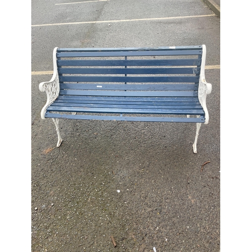 27 - CAST GARDEN BENCH