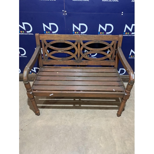 3 - WOODEN GARDEN BENCH