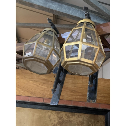 38 - PAIR OF LANTERNS