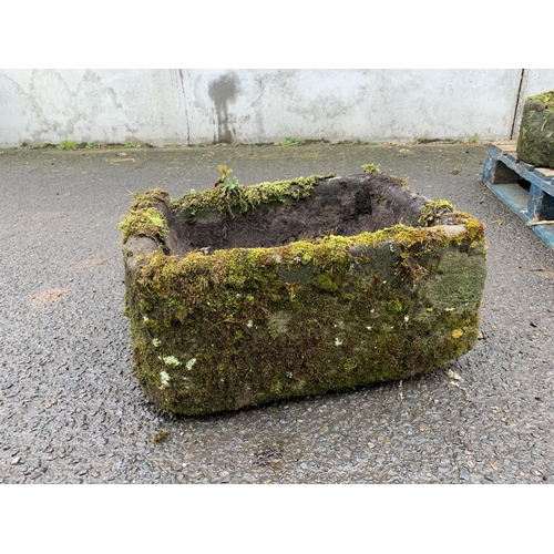 41 - 17TH CENTURY CARVED STONE PLANTER