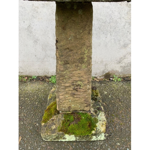 46 - 17TH CENTURY CARVED BIRD BATH