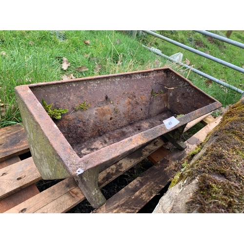 49 - CAST IRON PIG TROUGH A/F