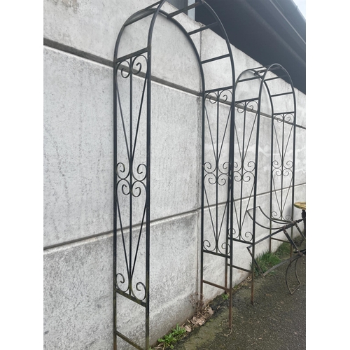 54 - WROUGHT IRON TRELLIS