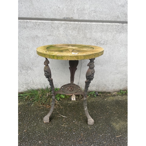 56 - CAST IRON TABLE BASE