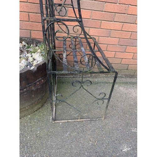 7 - WROUGHT IRON GARDEN ARCHWAY