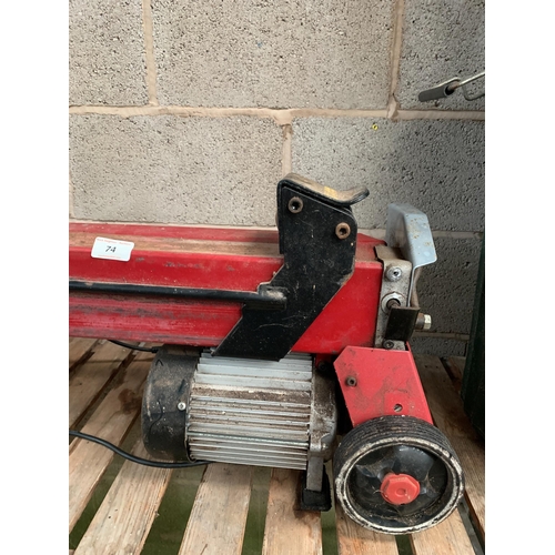 74 - ELECTRIC LOG SPLITTER