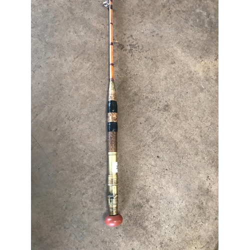 270 - CARTER AND CO SPLIT BAMBOO FISHING ROD