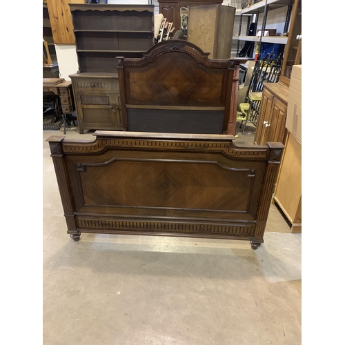 418 - VICTORIAN MAHOGANY DOUBLE BED