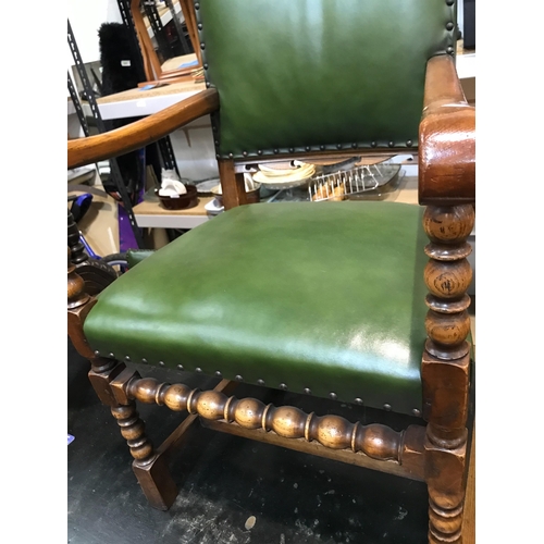 460 - 4 LEATHER CHAIRS