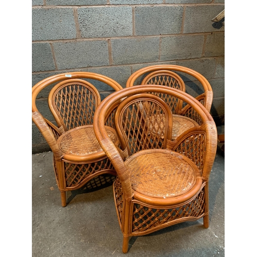 480 - RATTAN CHAIRS