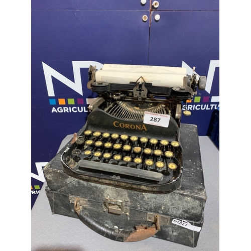 287 - CORONA TYPEWRITER