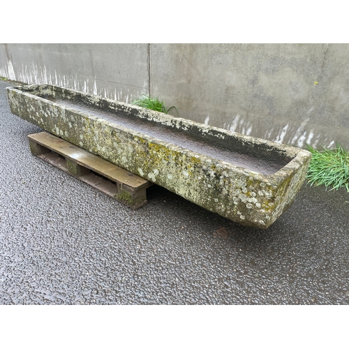 5 - CARVED STONE TROUGH