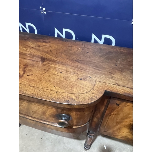 111 - VICTORIAN MAHOGANY SIDEBOARD