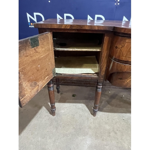 111 - VICTORIAN MAHOGANY SIDEBOARD