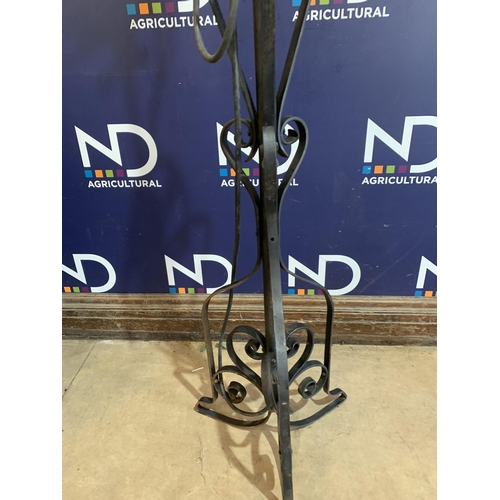 116 - WROUGHT IRON STANDARD LAMPS