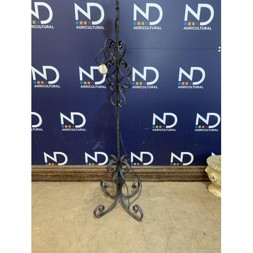 116 - WROUGHT IRON STANDARD LAMPS