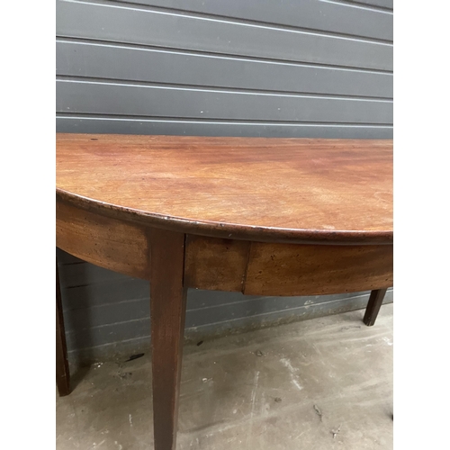 123 - MAHOGANY SIDE TABLE