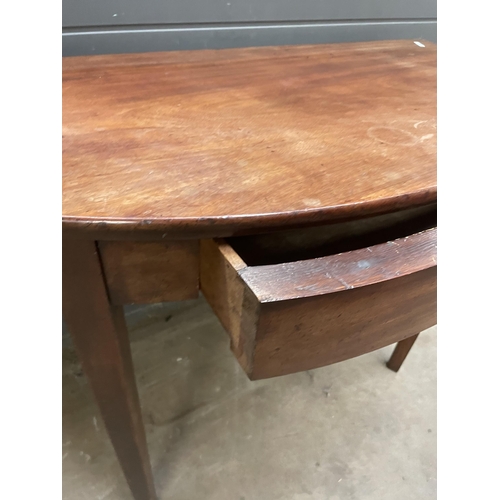 123 - MAHOGANY SIDE TABLE