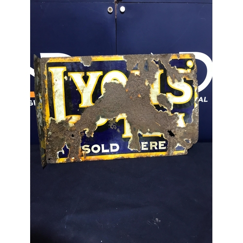 132 - LYONS TEA ENAMEL SIGN