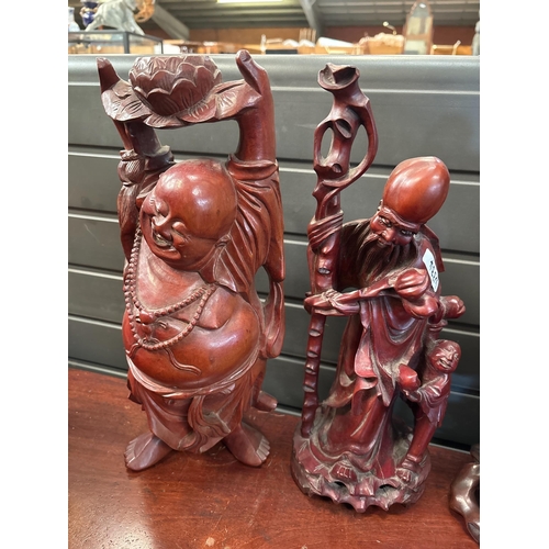 172 - ORIENTAL CARVED FIGURES