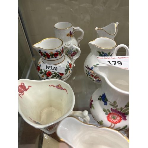 179 - QTY OF EARLY PORCELAIN JUGS