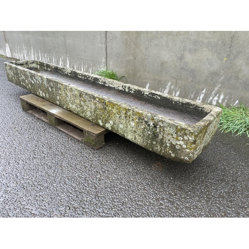 5 - CARVED STONE TROUGH