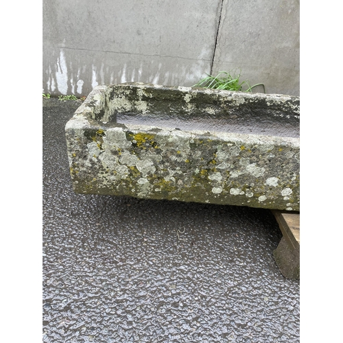 5 - CARVED STONE TROUGH