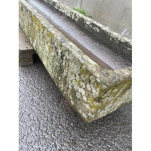 5 - CARVED STONE TROUGH