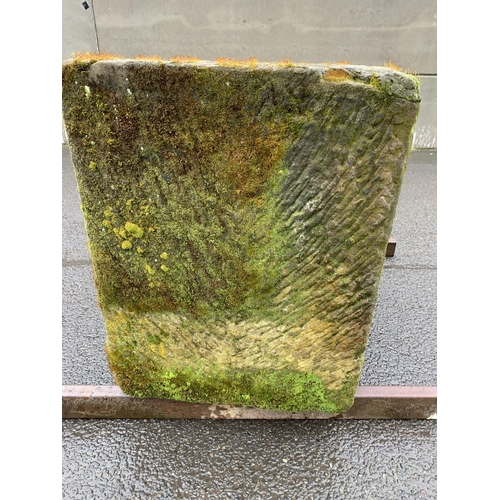 6 - LARGE CARVED STONE WATER TROUGH