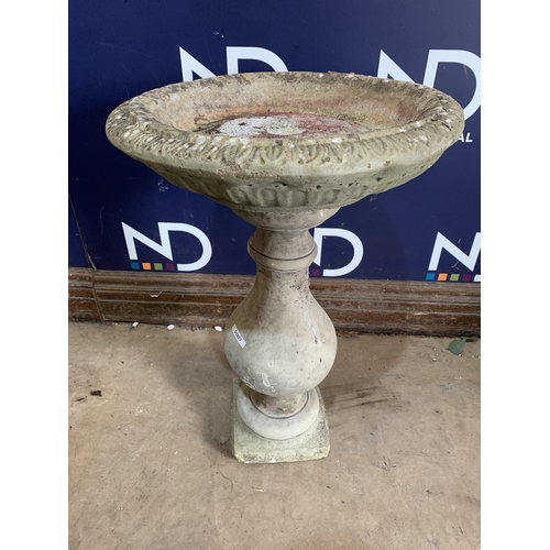 75 - COMPOSITE STONE BIRD BATH