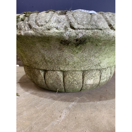 77 - COMPOSITE STONE PLANTER