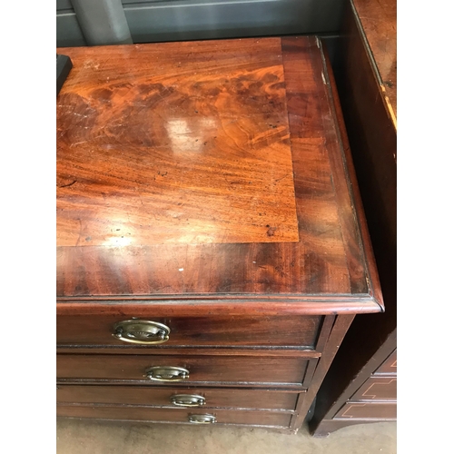 101 - MAHOGANY CHEST OF DRAWERS