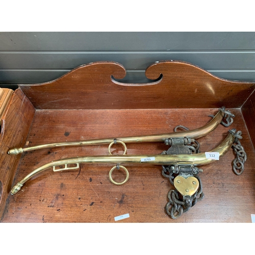 112 - BRASS HORSE DRAYS