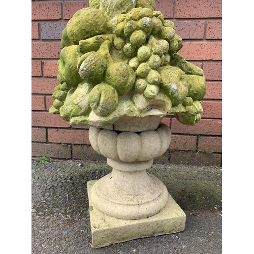 57 - COMPOSITE STONE FRUIT FINIAL