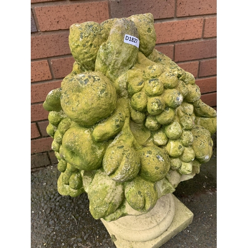 57 - COMPOSITE STONE FRUIT FINIAL