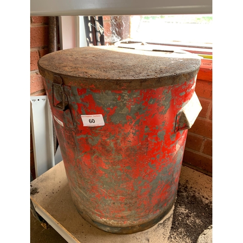 60 - METAL BIN