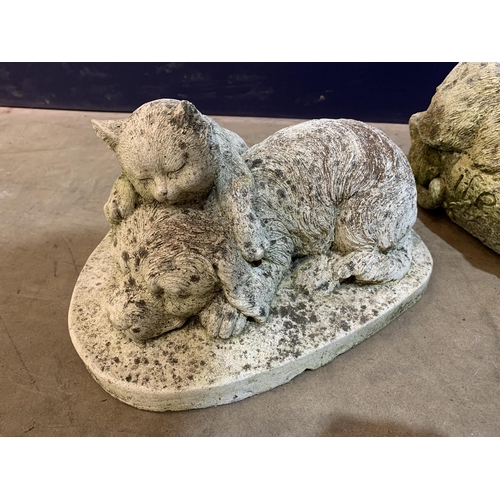 65 - COMPOSITE STONE CATS