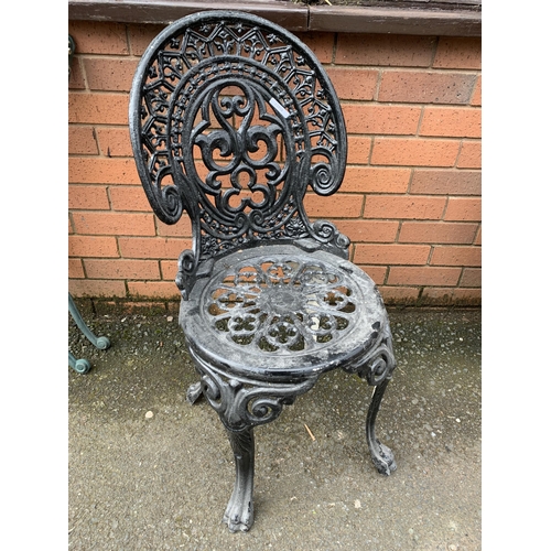 73 - CAST  GARDEN CHAIR