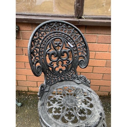 73 - CAST  GARDEN CHAIR